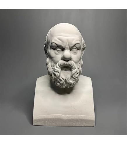 Amazon.co.jp: ソクラテス古代ギリシャ哲学者バストヘッド彫刻3D